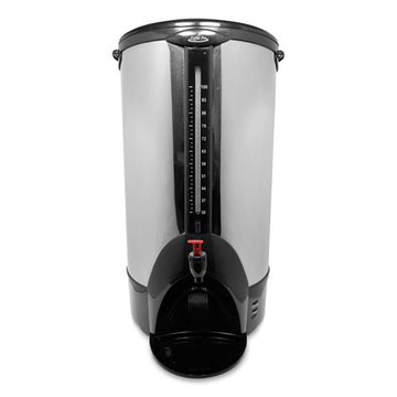 Coffee Pro Home-business 100-cup Double-wall Percolating Urn, Stainless Steel freeshipping - TVN Wholesale